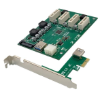CONCEPTRONIC PCIE X1 TO 4 PCIE X1 SLOTS RISER